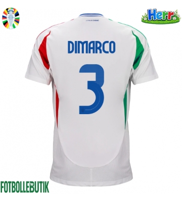 Italien Federico Dimarco #3 Bortatröja EM 2024 Kortärmad